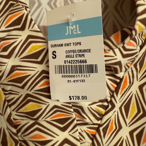 Geometric Patterned Blouse - Multicolor - Picture 3 of 5